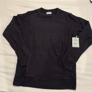 Tommy John Women's Zen Ribbed Crew Neck Sweatshirt